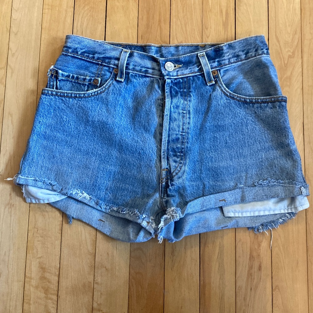 Levi's Classic Blue Jean Shorts